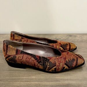 phyllis poland italian tapestry flats Size 7